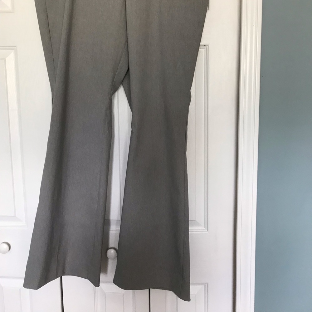 Light Gray dress slacks with flare legs. Size 18L.